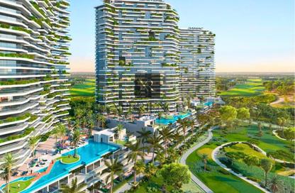 Apartment - 2 Bedrooms - 3 Bathrooms for sale in Golf Greens 1 Tower B - Golf Greens 1 - Golf Greens - Damac Hills - Dubai