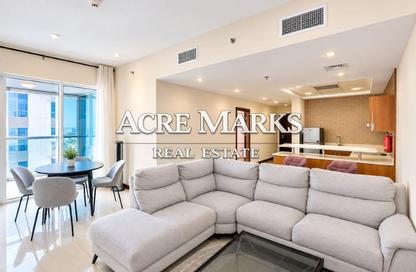 Apartment - 1 - 1 for rent in Sulafa Tower - Dubai Marina - Dubai