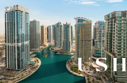 Apartment - Studio - 1 Bathroom for rent in Goldcrest Executive - JLT Cluster C - Jumeirah Lake Towers - Dubai