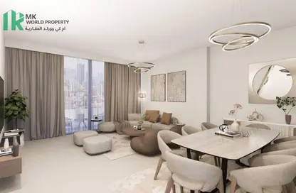 Apartment - 2 Bedrooms - 3 Bathrooms for sale in Oasis Tower 3 - Al Rashidiya 1 - Al Rashidiya - Ajman