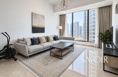 Apartment - 1 - 2 for rent in Silverene Tower B - Silverene - Dubai Marina - Dubai