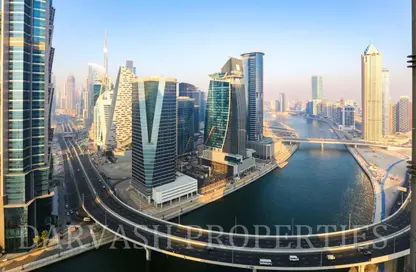 شقة - غرفة نوم - 2 حمامات للايجار في برج نورا - مدينة الحبتور - الخليج التجاري - دبي