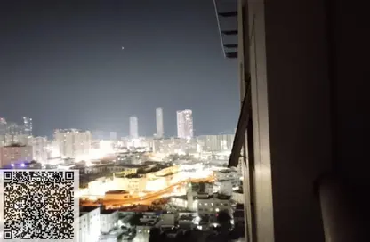 شقة - غرفة نوم - 2 حمامات للايجار في أورينت تاور 1 - أورينت تاور - البستان - عجمان