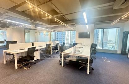 Office Space - Studio - 2 Bathrooms for rent in Saba Tower 1 - JLT Cluster E - Jumeirah Lake Towers - Dubai