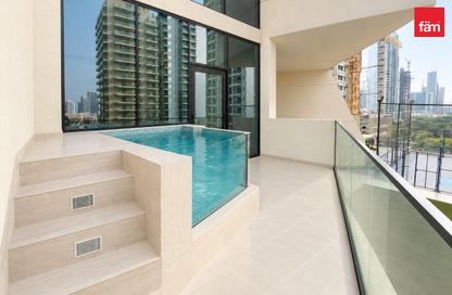 Apartment - 1 - 2 for rent in Binghatti Grove - District 17 - Jumeirah Village Circle - Dubai