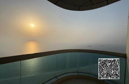 Apartment - 2 Bedrooms - 3 Bathrooms for rent in Corniche Tower - Ajman Corniche Road - Ajman