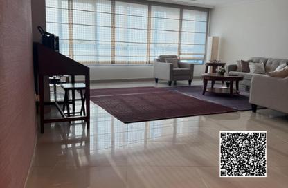 Apartment - 2 Bedrooms - 3 Bathrooms for rent in Corniche Tower - Ajman Corniche Road - Ajman