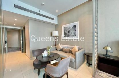 Apartment - Studio - 1 Bathroom for rent in Damac Maison Prive B - Damac Maison Prive - Business Bay - Dubai