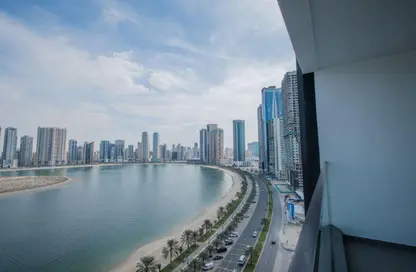 Apartment - 3 Bedrooms - 5 Bathrooms for rent in Al Mamzar - Al Mamzar - Sharjah - Sharjah