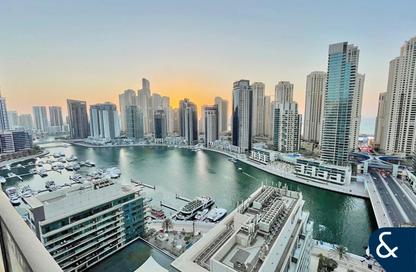 Apartment - 2 Bedrooms - 3 Bathrooms for rent in Al Majara 1 - Al Majara Towers - Dubai Marina - Dubai