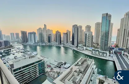 شقة - 2 غرف نوم - 3 حمامات للايجار في المجرة  1 - المجرة - دبي مارينا - دبي