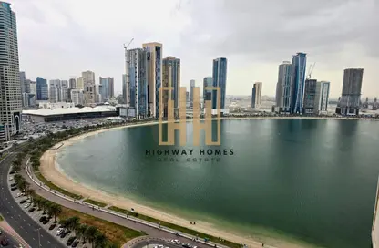 شقة - 2 غرف نوم - 4 حمامات للايجار في برج أساس - الخان لاجون - الخان - الشارقة