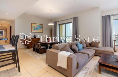Apartment - 3 Bedrooms - 4 Bathrooms for rent in Rimal 2 - Rimal - Jumeirah Beach Residence - Dubai