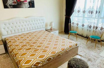 Apartment - 1 Bedroom - 2 Bathrooms for rent in Orient Tower 1 - Orient Towers - Al Bustan - Ajman