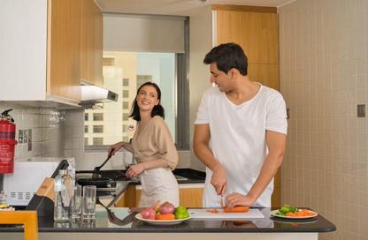 Hotel  and  Hotel Apartment - 1 Bedroom - 1 Bathroom for rent in Grand Heights Hotel Apartments - Barsha Heights (Tecom) - Dubai