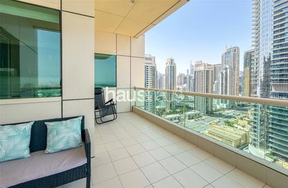 Apartment - 2 - 2 for rent in The Royal Oceanic - Dubai Marina - Dubai