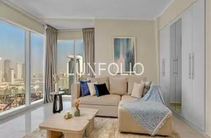 Apartment - 2 - 3 for rent in Damac Heights - Dubai Marina - Dubai