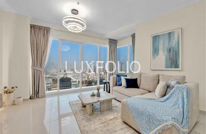 Apartment - 2 - 3 for rent in Damac Heights - Dubai Marina - Dubai