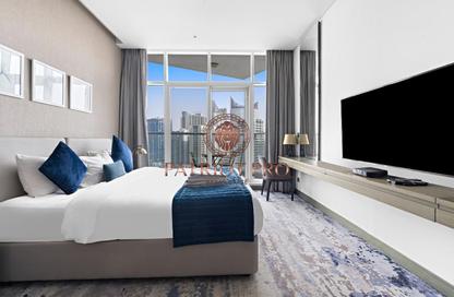 Apartment - Studio - 1 for rent in Damac Maison Prive A - Damac Maison Prive - Business Bay - Dubai Apartment - Studio - 1 for rent in Damac Maison Prive A - Damac Maison Prive - Business Bay - Dubai