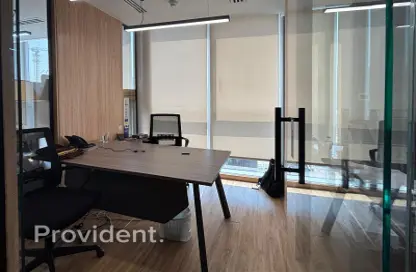 Office Space - Studio - 1 Bathroom for rent in The Exchange - Business Bay - Dubai