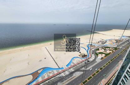 Apartment - 2 Bedrooms - 3 Bathrooms for rent in Ajman Corniche Residences - Ajman Corniche Road - Ajman