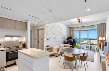 Apartment - 1 - 1 for rent in Marina Vista Tower 2 - Marina Vista - Emaar Beachfront - Dubai Harbour - Dubai
