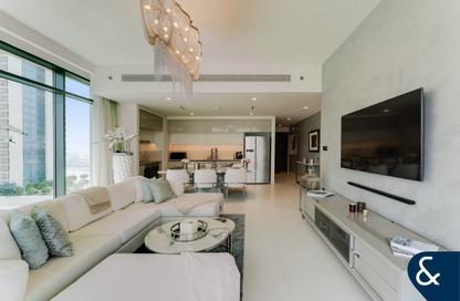 Apartment - 3 - 3 for sale in Marina Vista Tower 2 - Marina Vista - Emaar Beachfront - Dubai Harbour - Dubai