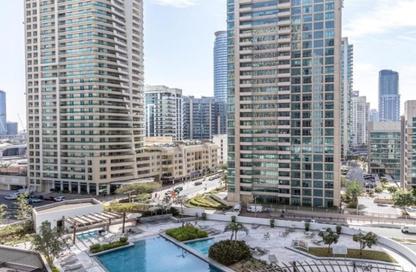 Apartment - 1 Bedroom - 2 Bathrooms for rent in Silverene Tower B - Silverene - Dubai Marina - Dubai