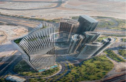 Apartment - 2 Bedrooms - 3 Bathrooms for sale in Tiger Sky Tower - Business Bay - Dubai
