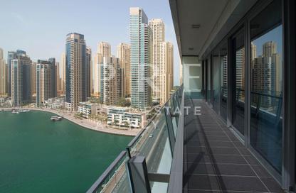 Apartment - 2 Bedrooms - 2 Bathrooms for rent in Silverene Tower A - Silverene - Dubai Marina - Dubai