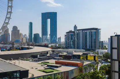 شقة - غرفة نوم - 2 حمامات للايجار في 2 شقة بناية - مساكن بلوواترز - جزيرة بلوواترز - دبي