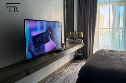 Apartment - Studio - 1 Bathroom for rent in Damac Maison Prive A - Damac Maison Prive - Business Bay - Dubai