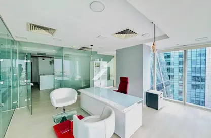 Office Space - Studio - 1 Bathroom for rent in The Prism - Business Bay - Dubai