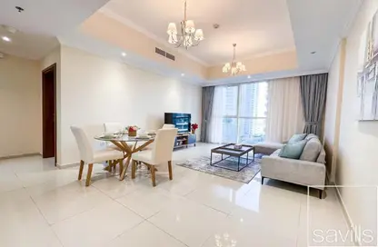 Apartment - 1 Bedroom - 2 Bathrooms for rent in Dunya Tower - Burj Khalifa Area - Downtown Dubai - Dubai