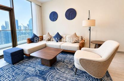 Apartment - 1 - 1 for rent in One of One Luxury Residences - Business Bay - Dubai