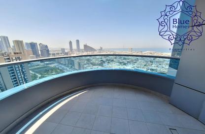 Apartment - 3 Bedrooms - 5 Bathrooms for rent in Blue Tower - Al Majaz 3 - Al Majaz - Sharjah Apartment - 3 Bedrooms - 5 Bathrooms for rent in Blue Tower - Al Majaz 3 - Al Majaz - Sharjah