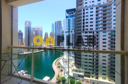 Apartment - Studio - 1 Bathroom for rent in Marina View Tower A - Marina View - Dubai Marina - Dubai