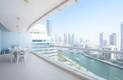 Apartment - 2 Bedrooms - 3 Bathrooms for rent in Dorra Bay - Dubai Marina - Dubai