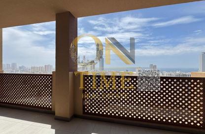 Apartment - 3 Bedrooms - 4 Bathrooms for rent in Ajman Corniche Residences - Ajman Corniche Road - Ajman