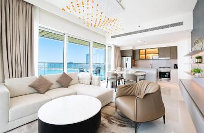 Apartment - 2 Bedrooms - 3 Bathrooms for rent in Grand Bleu Tower 2 - Emaar Beachfront - Dubai Harbour - Dubai
