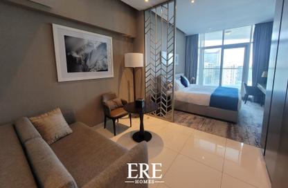 Apartment - Studio - 1 Bathroom for rent in Damac Maison Prive A - Damac Maison Prive - Business Bay - Dubai