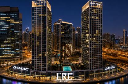 Apartment - Studio - 1 Bathroom for rent in Damac Maison Prive A - Damac Maison Prive - Business Bay - Dubai