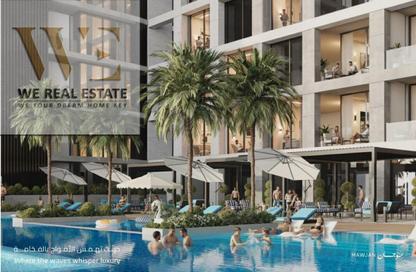 Apartment - 1 Bedroom - 2 Bathrooms for sale in Mawjan Tower - Ajman Corniche Road - Ajman
