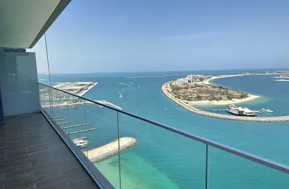 Apartment - 3 Bedrooms - 3 Bathrooms for rent in Beach Isle Tower 2 - Beach Isle - Emaar Beachfront - Dubai Harbour - Dubai
