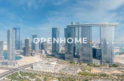 Apartment - 1 Bedroom - 2 Bathrooms for rent in The Gate Tower 2 - Shams Abu Dhabi - Al Reem Island - Abu Dhabi