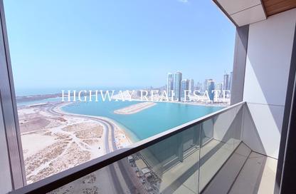 Apartment - 1 - 2 for rent in La Plage Tower - Al Mamzar - Sharjah - Sharjah