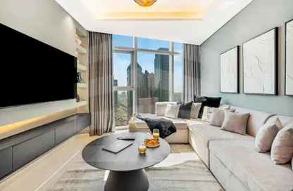 شقة - 2 غرف نوم - 3 حمامات للايجار في فندق ومساكن برج باراماونت - الخليج التجاري - دبي شقة - 2 غرف نوم - 3 حمامات للايجار في فندق ومساكن برج باراماونت - الخليج التجاري - دبي