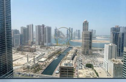Apartment - 2 Bedrooms - 3 Bathrooms for rent in Thuraya Al Majaz Building - Al Majaz 3 - Al Majaz - Sharjah