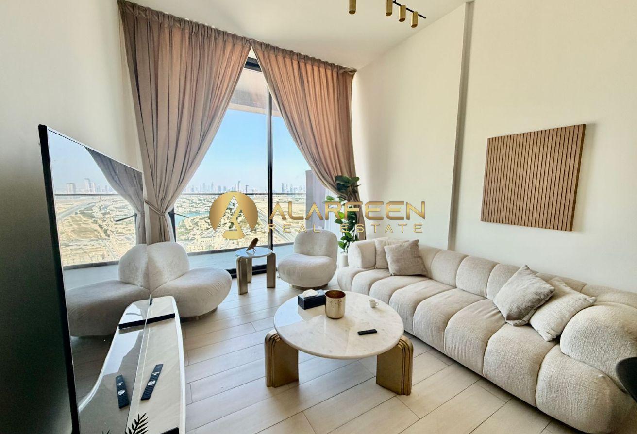 Furnished 1BR | Binghatti Onyx JVC | Skyline view photo 11