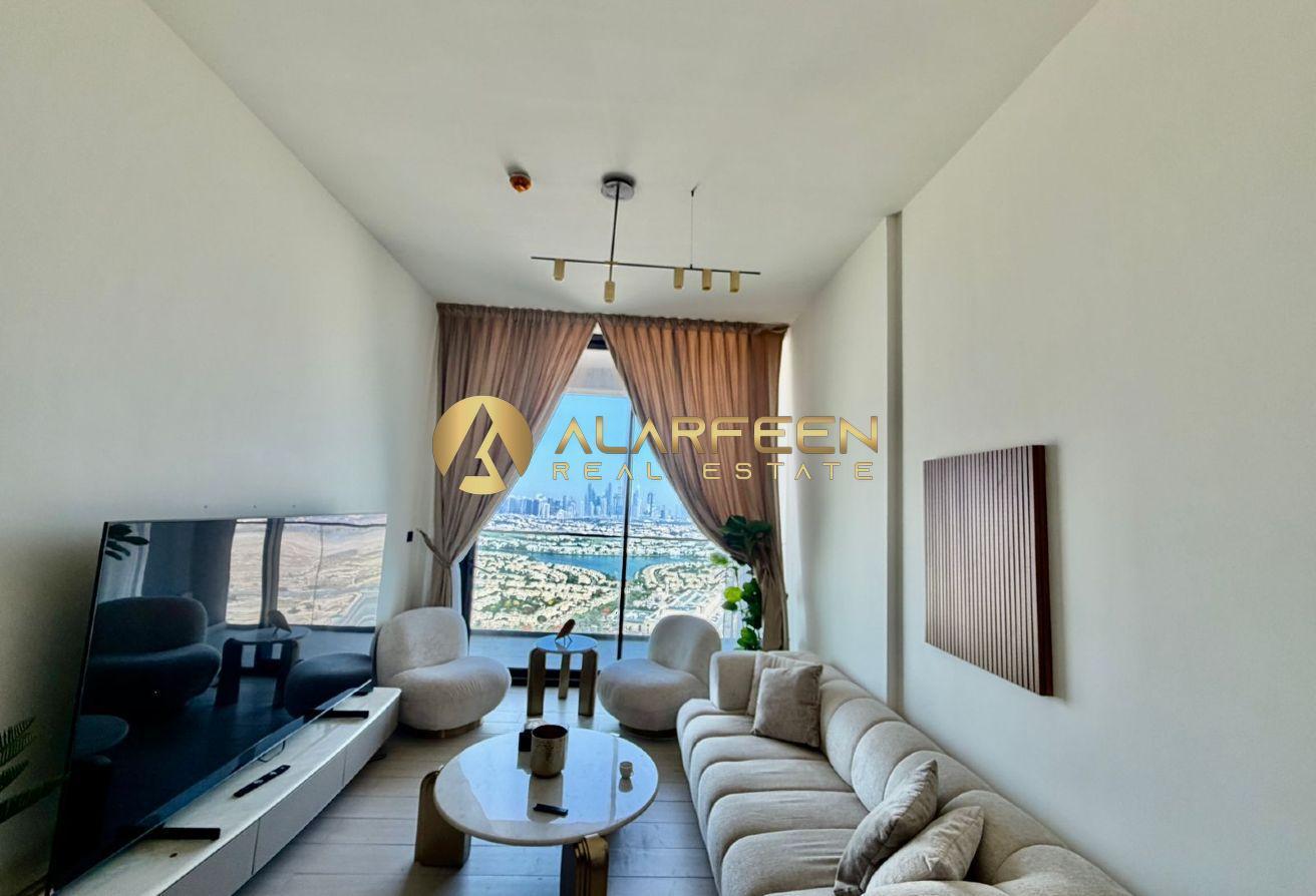 Furnished 1BR | Binghatti Onyx JVC | Skyline view photo 13